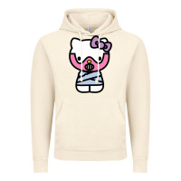 Vintage Artic hell kitty cute devil Vintage Hoodie - ArtMosaic