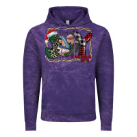 Cloud Purple joy Christmas Vintage Hoodie - CowhideDigitalArt