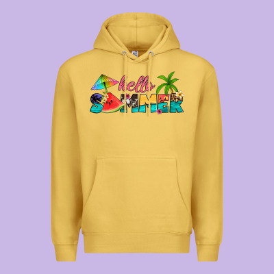Hello Summer Premium Hoodie Designed By Artiststas