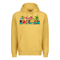 Antique Gold hello summer Premium Hoodie - Artiststas