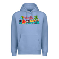 Colony Blue hello summer Premium Hoodie - Artiststas