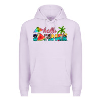 Lilac hello summer Premium Hoodie - Artiststas