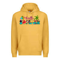 Mustard hello summer Premium Hoodie - Artiststas