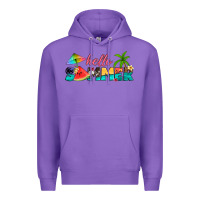 Purple hello summer Premium Hoodie - Artiststas