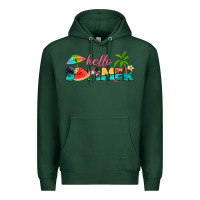 Sports Green hello summer Premium Hoodie - Artiststas