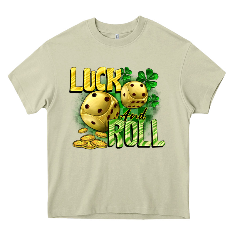 Luck And Roll Heavy Core Tee by CowGirlArtShop | Teevron