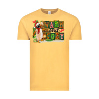 Vintage Mustard Warm And Cozy Penguin Vintage Tee - FaDigitalArtStudio