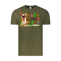 Vintage Olive Warm And Cozy Penguin Vintage Tee - FaDigitalArtStudio