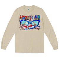 Mushroom American babe Long Sleeve Tee - CowhideDigitalArt