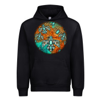 Black western pattern circle Urban Hoodie - Jasminsmagicworld