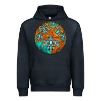 Navy western pattern circle Urban Hoodie - Jasminsmagicworld