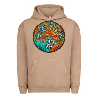 Pigment Burro western pattern circle Urban Hoodie - Jasminsmagicworld