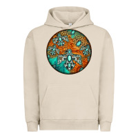 Pigment French Oak western pattern circle Urban Hoodie - Jasminsmagicworld