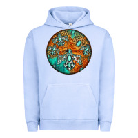 Pigment Grape Ice western pattern circle Urban Hoodie - Jasminsmagicworld
