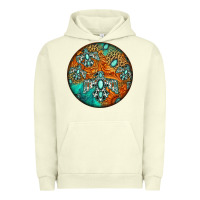 Pigment Pistachio western pattern circle Urban Hoodie - Jasminsmagicworld