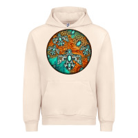 Sandshell western pattern circle Urban Hoodie - Jasminsmagicworld