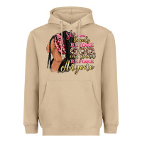 Mushroom She who kneels before god can stand before anyone Heavyweight Hoodie - RanaPortraitStore
