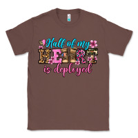 Chestnut half of my haert is deployed olivia Classic Tee - OliviaCreatesArt