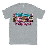 Heather Grey half of my haert is deployed olivia Classic Tee - OliviaCreatesArt