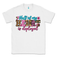 White half of my haert is deployed olivia Classic Tee - OliviaCreatesArt