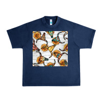 Navy native american aztec seamless pattern 7 Urban Heavy Tee - BundleAndBundleShop