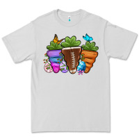 Dove Grey Football Easter sports carrots Premium Tee - OliviaCreatesArt
