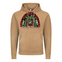 Vintage Camel Merry Christmas rainbow Vintage Hoodie - CowhideDigitalArt