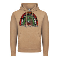 Vintage Coffee Merry Christmas rainbow Vintage Hoodie - CowhideDigitalArt