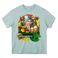 Arona St. Patrick's Day farm animals on truck Heavy Core Tee - HowdyJamesFarm