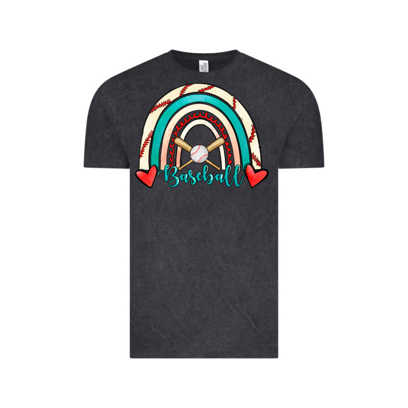 Baseball Rainbow Vintage Tee by RanaPortraitStore | Teevron