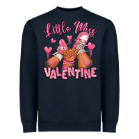 Navy little miss valentine afro kid sneakers Heavyweight Sweatshirt - RanaPortraitStore