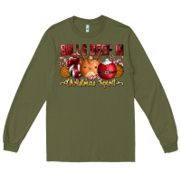 Army Green balls deep in christmas spirit Long Sleeve Tee - CowhideDigitalArt