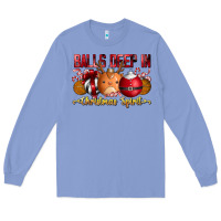 Colony Blue balls deep in christmas spirit Long Sleeve Tee - CowhideDigitalArt