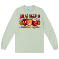 Matcha balls deep in christmas spirit Long Sleeve Tee - CowhideDigitalArt