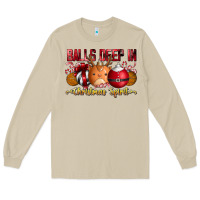 Mushroom balls deep in christmas spirit Long Sleeve Tee - CowhideDigitalArt
