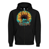 Black Simply Blessed Zipper Hoodie - JahusDesignShop