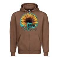 Chestnut Simply Blessed Zipper Hoodie - JahusDesignShop
