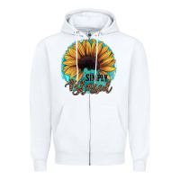 White Simply Blessed Zipper Hoodie - JahusDesignShop