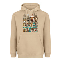 Mushroom coffee makes me feel alive skeleton coffee cups Heavyweight Hoodie - Jasminsmagicworld