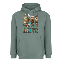 Sage coffee makes me feel alive skeleton coffee cups Heavyweight Hoodie - Jasminsmagicworld