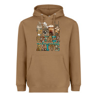 Toasted Coconut coffee makes me feel alive skeleton coffee cups Heavyweight Hoodie - Jasminsmagicworld