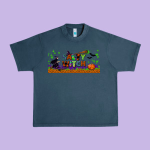 Salty Witch Libbey Glass Urban Heavy Tee Designed By Bundleandbundleshop