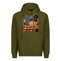 Army Green small town usa gemstone Premium Hoodie - Jasminsmagicworld