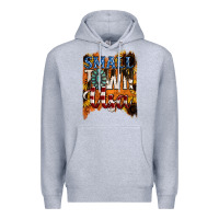 Heather Grey small town usa gemstone Premium Hoodie - Jasminsmagicworld