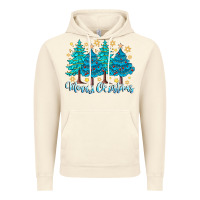 Vintage Artic Merry Christmas Vintage Hoodie - CowhideDigitalArt