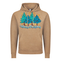 Vintage Coffee Merry Christmas Vintage Hoodie - CowhideDigitalArt