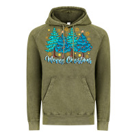 Vintage Olive Merry Christmas Vintage Hoodie - CowhideDigitalArt