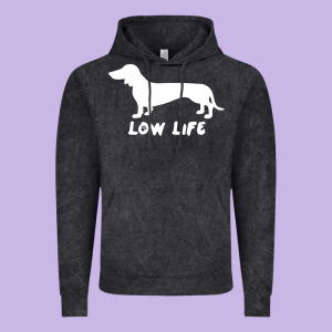 Doxie Low Life Vintage Hoodie Designed By Artisfamous