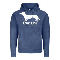 Vintage Denim Doxie Low Life Vintage Hoodie - artisFamous