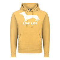 Vintage Mustard Doxie Low Life Vintage Hoodie - artisFamous
